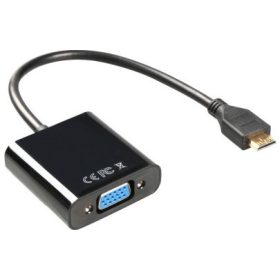Mini HDMI/VGA kábel 15 cm - Approx