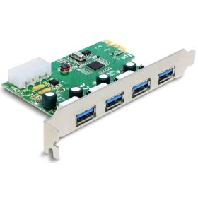 USB 3.0 kártya PCIe 4 port Delock 89363