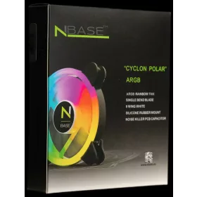Ház hűtő 12 cm ARGB Cyclon Polar NBase (6 PIN)