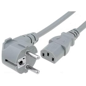 230V tápkábel 1.8 m szürke