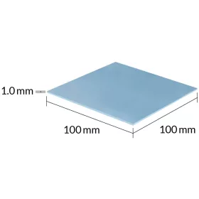 Hővezető lap Arctic TP-3 100x100x1mm