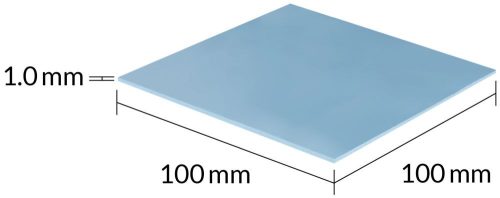 Hővezető lap Arctic TP-3 100x100x1mm