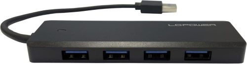 4 portos USB-C 3.2 Hub LC Power LC-HUB-U3-4-V2 