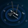 PCIe Wi-Fi és Bluetooth 5.0 Mercusys MA30E