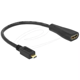 Micro HDMI-HDMI kábel 23cm Delock 65391
