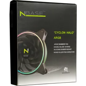 Ház hűtő 12 cm ARGB Cyclon HALO NBase (6 PIN)