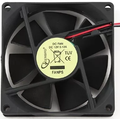 8 cm ház hűtő Gembird FANPS (3 PIN)