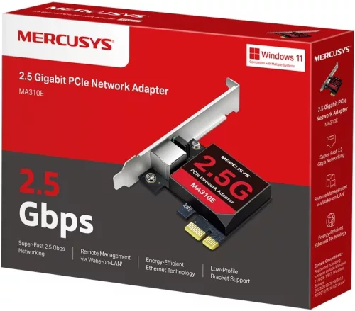 Mercusys MA310E 2.5 Gigabit PCIe hálókártya